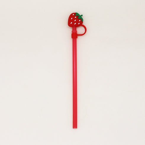 Cute Cartoon Silicone Straw Cap Dust PlugTumbler Straw Toppers for Tumblers, Dust-Proof Drinking Straw Caps for Reusable Straws Tips